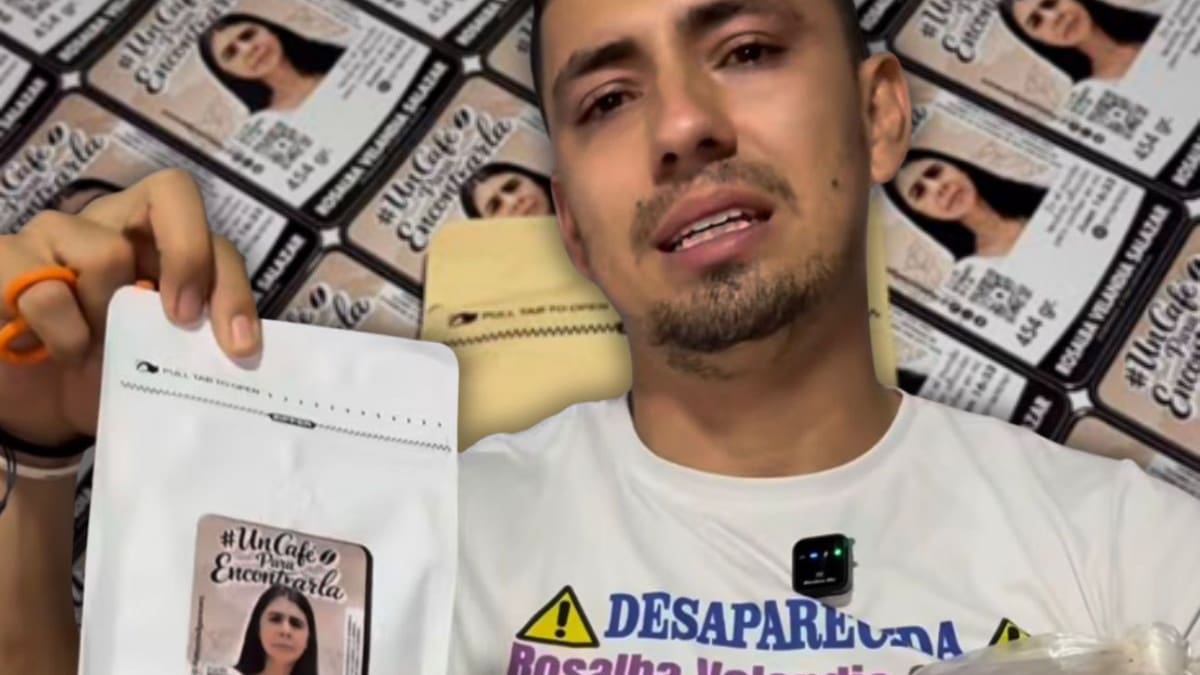 “Un café para encontrarla”: La historia de Sergio Delgado, el joven colombiano que convirtió el café en una campaña para encontrar a su madre desaparecida tras salir de casa y no volver nunca más