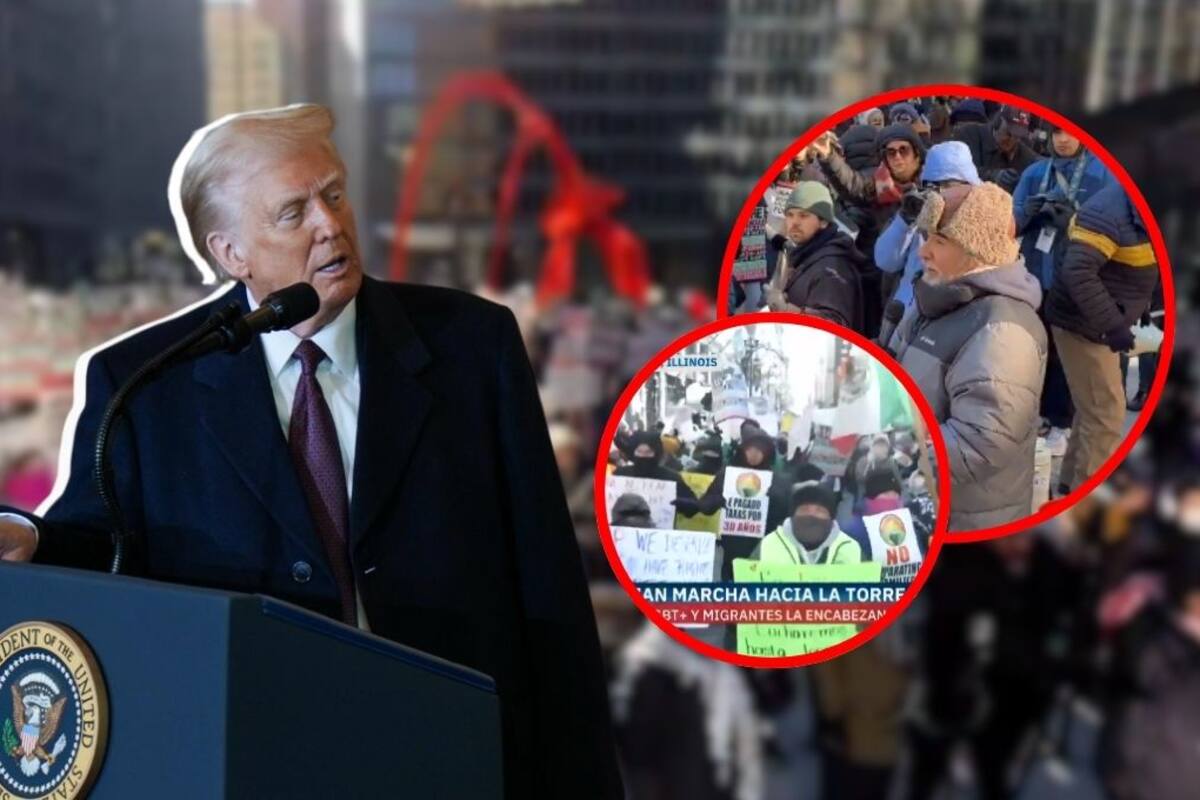 Comunidad migrante y LGBT+ alza la voz en protestas tras la investidura de Donald Trump