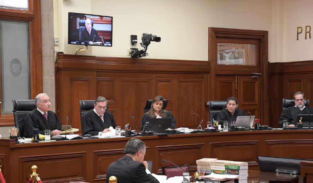 Ministros de la Suprema Corte de Justicia de la Nación en sesión para invalidar una parte de la reforma judicial el 5 de noviembre del 2024. / El Universal.