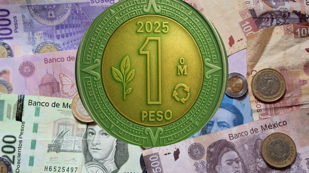 México tendrá en circulación una nueva moneda de 1 peso a partir de diciembre; esta será amigable con el medio ambiente y reducida en costos de producción