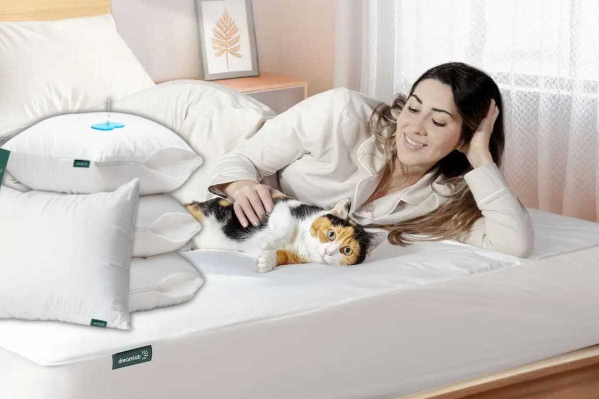 Mercado Libre rebaja un 49% el paquete de cuatro protectores de almohada impermeables Dreamlab, reduciendo su precio a 259 pesos por tiempo limitado