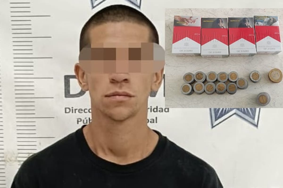 Roba dinero y cigarrillos en comercio; es detenido en Los Portales 2