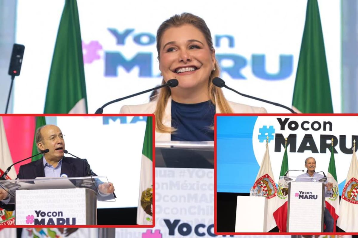 Fox y Calderón respaldan a Maru Campos durante acto en Chihuahua y uno de los expresidentes aseguró que “México se está construyendo un Estado autoritario”