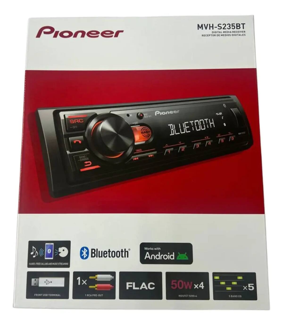 Autoestéreo Pioneer modelo MVH-S235BT | Mercado Libre