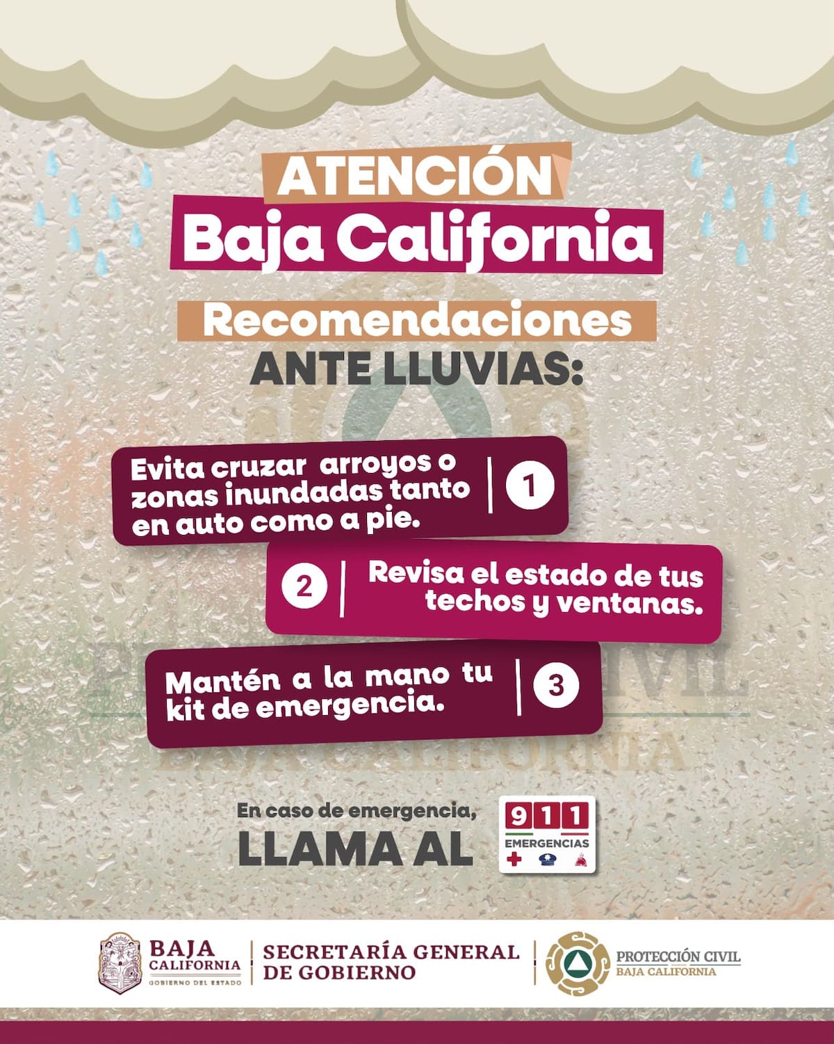 Protección Civil recomendó evitar la exposición prolongada al sol y mantenerse hidratado ante las temperaturas de hasta 49 °C previstas para Mexicali. Foto: Cortesía