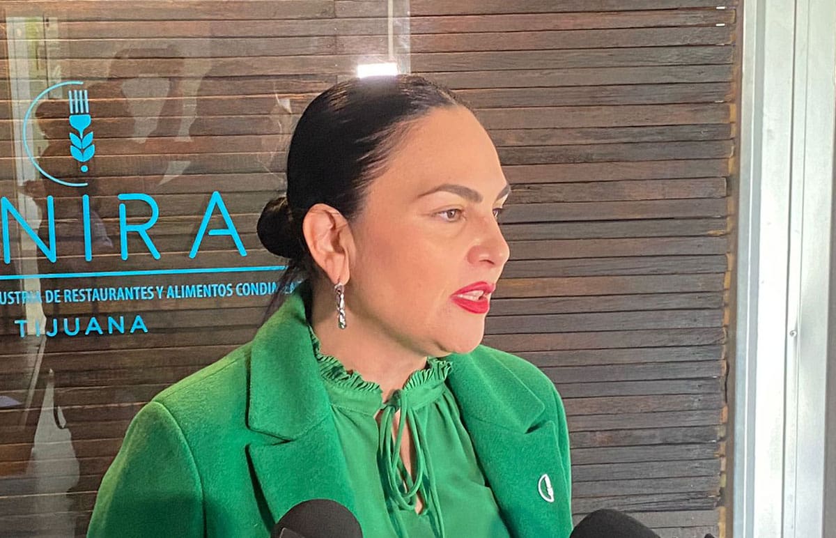 Zaida Luz López Sánchez, presidenta de la Cámara de la Industria de Restaurantes y Alimentos Condimentados en Tijuana (Canirac).