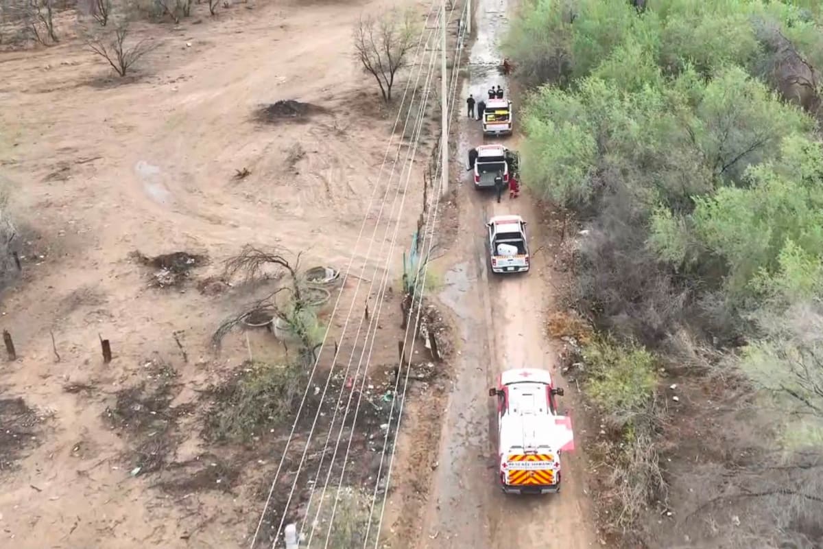 Despliegan operativo de búsqueda para localizar a adulto mayor arrastrado por un arroyo al norte de Hermosillo