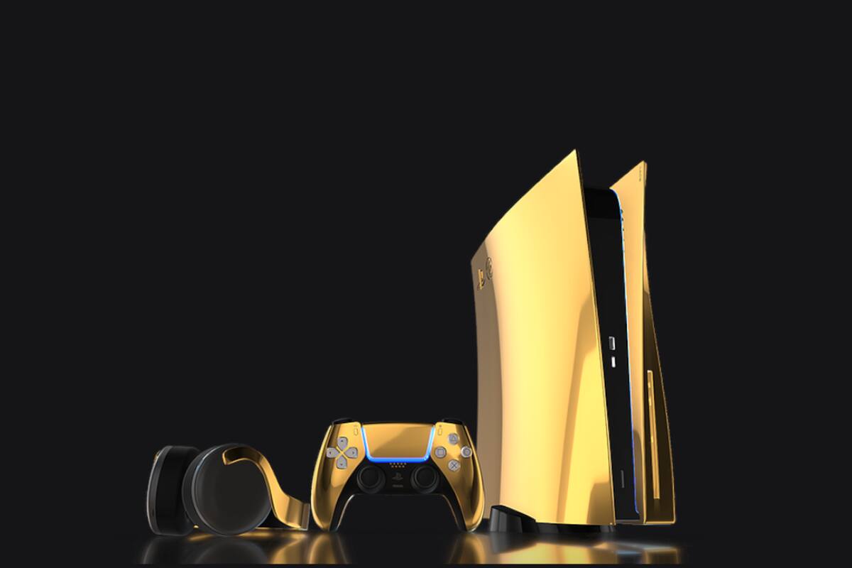 Anuncian el lanzamiento de la PlayStation 5 bañada en oro de 24K