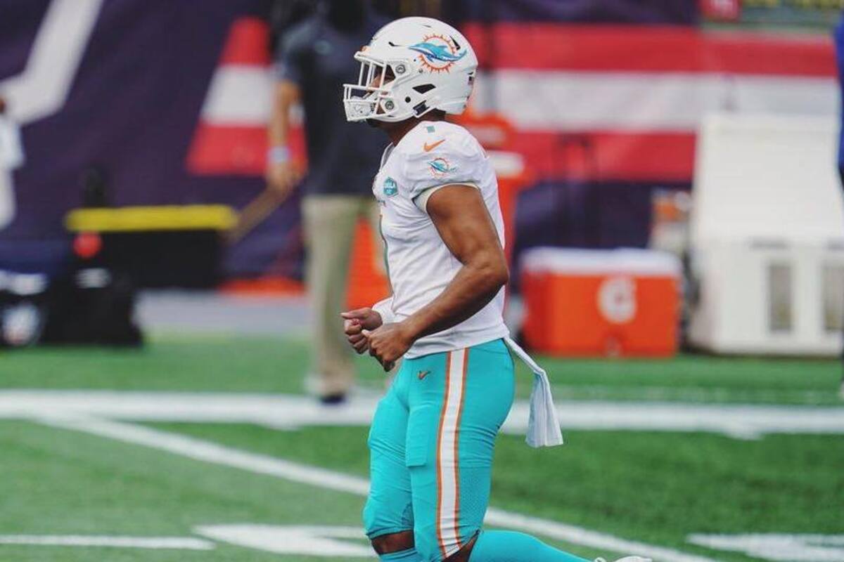 En duda Tua Tagovailoa para el partido de Delfines contra Bengals