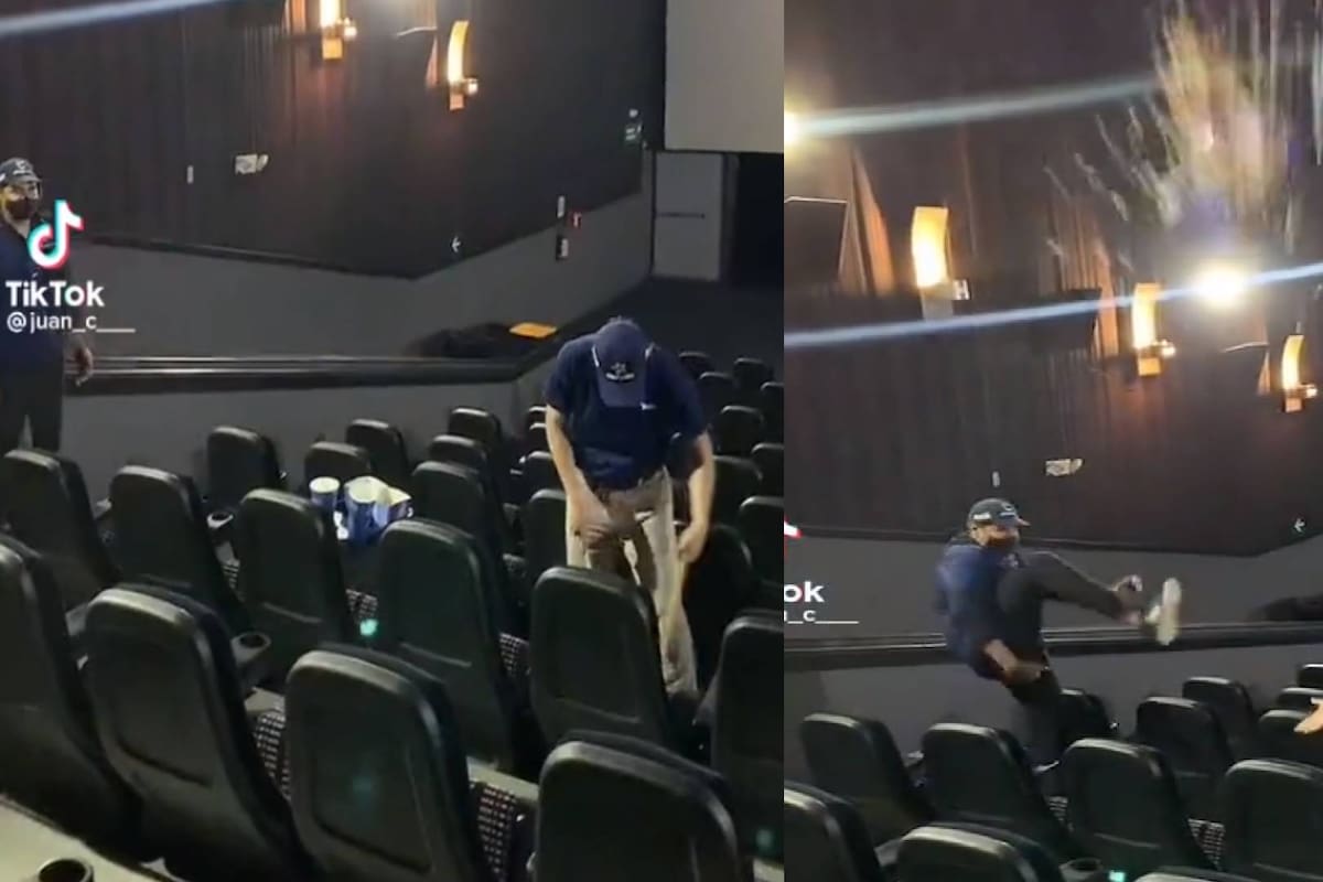 VIDEO: ¿Así se llevan los empleados de Cinépolis?