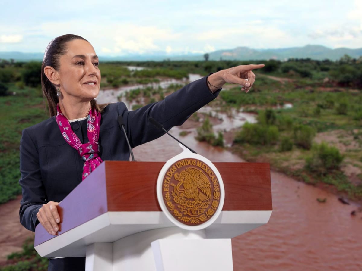 Resolver problema por derrame de Grupo México en Río Sonora es “indispensable”: Sheinbaum | Crédito: Especial/Presidencia MX