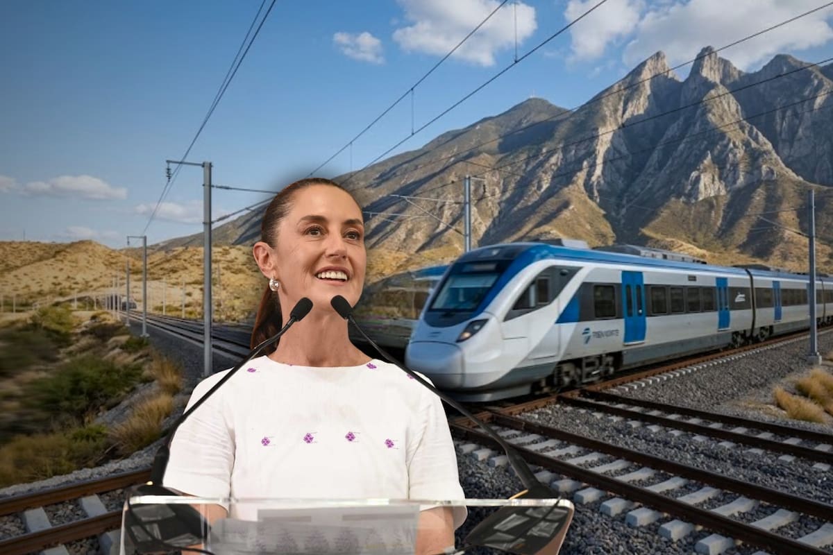 Claudia Sheinbaum priorizará el transporte ferroviario sobre el aéreo para activar la economía, con una inversión de 15 mil 500 millones de pesos en obras viales y la promesa de que el tren de pasajeros a la frontera con Texas quedará listo antes de 2030