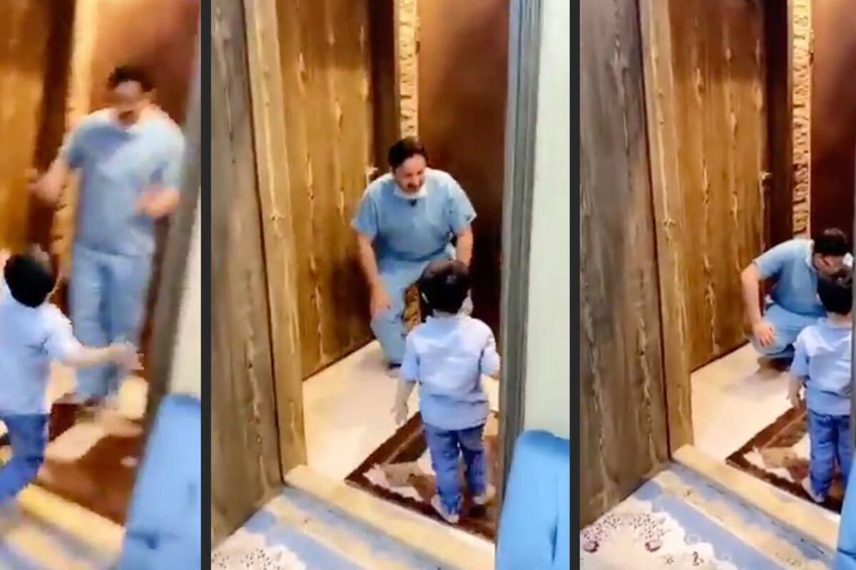 Médico rompe en llanto tras rechazar el abrazo de su hijo al llegar a casa