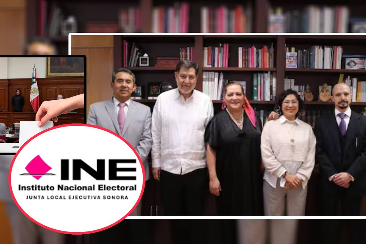 Noroña se reúne con Taddei y consejeros del INE; lanza respuesta sobre prórroga de elección judicial