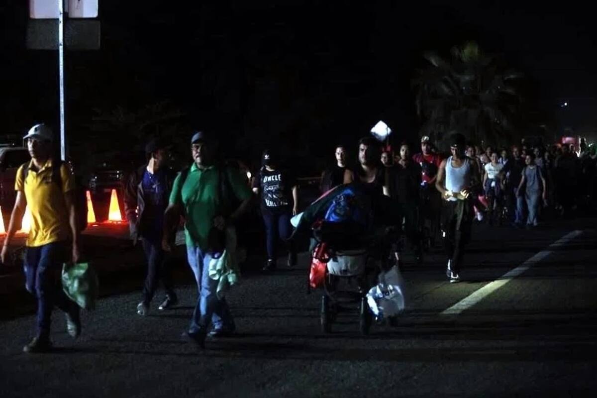 Nueva caravana migrante sale desde Sur de Chiapas buscando cruzar a EU