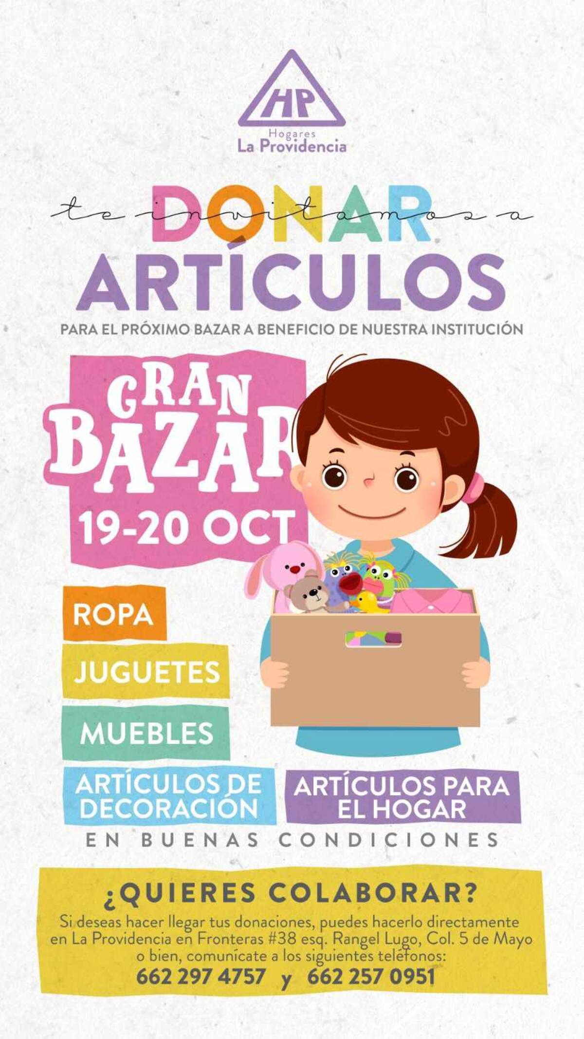 Parroquia Sagrado Corazón de Jesús organiza gran bazar en apoyo a casa hogar “La Providencia”