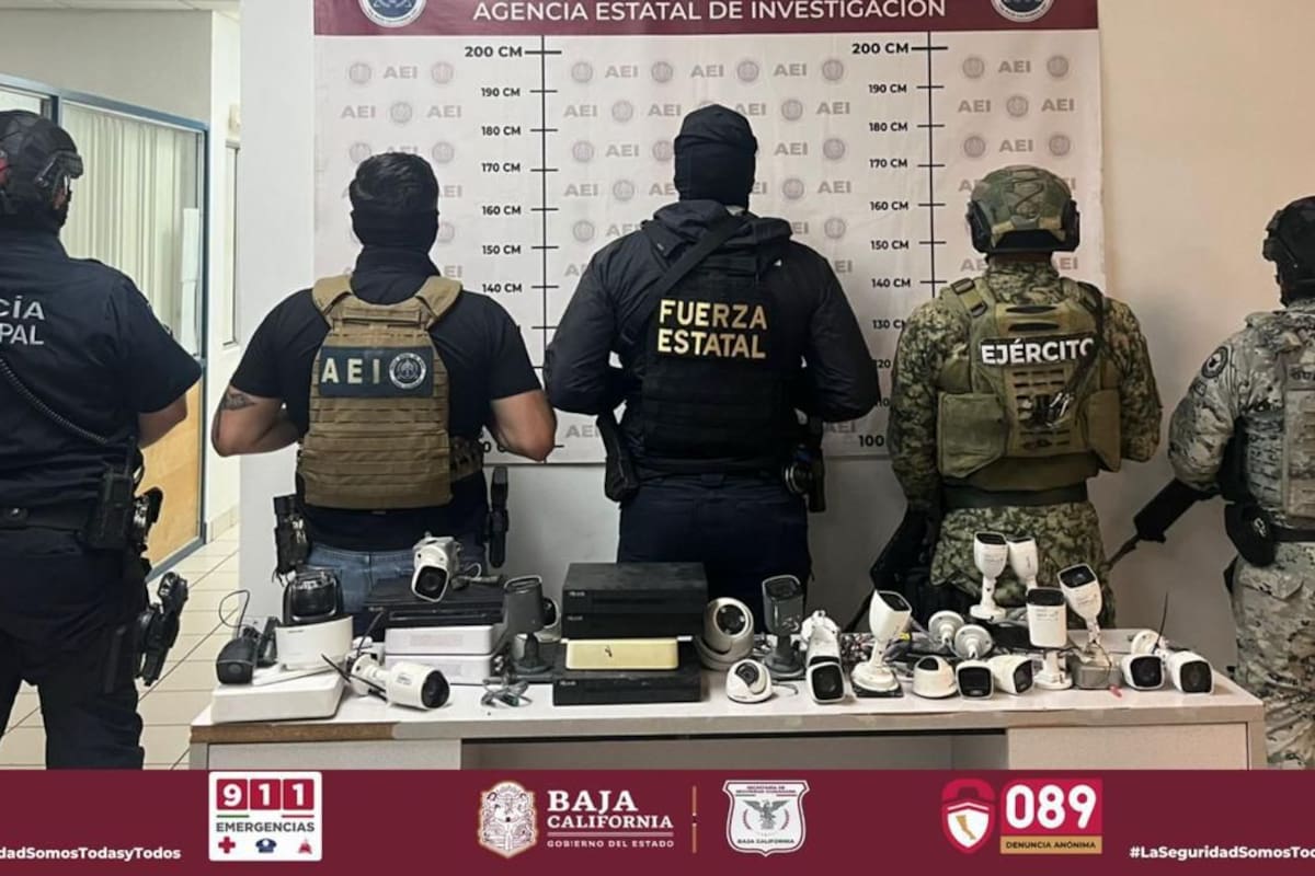 Retiran 21 cámaras “pirata” en calles de Tecate; temen que fueran usadas para vigilar operativos