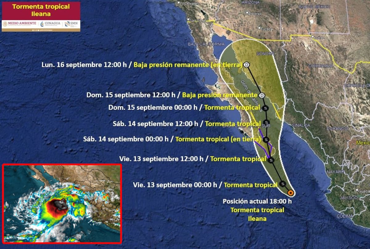 La tormenta tropical Ileana se formó en el océano Pacífico, trayendo lluvias intensas y vientos fuertes en zonas de Jalisco, Nayarit, Colima y Sinaloa.