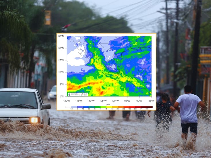 Huracán Narda y frente frío traerán lluvias peligrosas y vientos fuertes este martes en estos estados