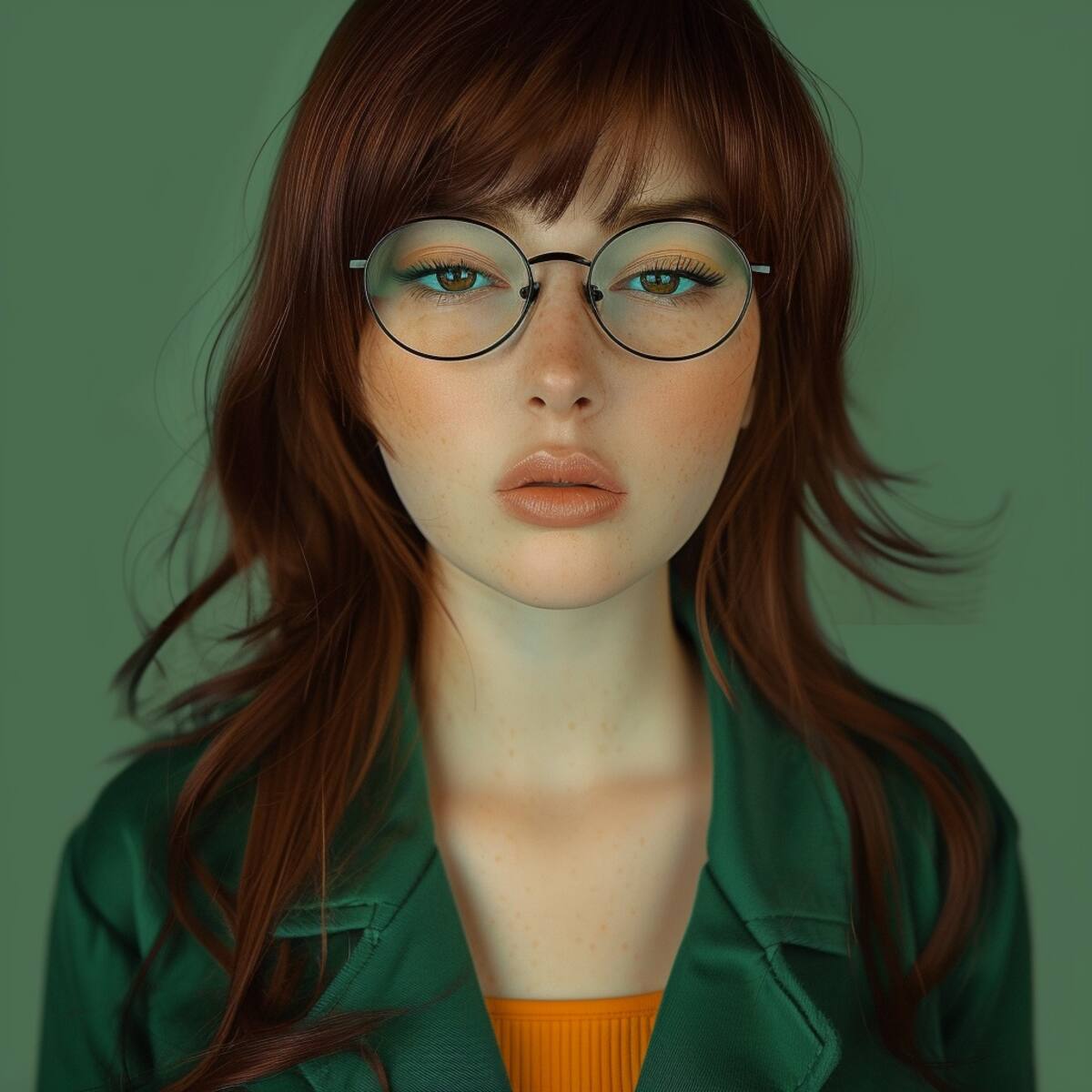 Daria en la vida real: ¿te la imaginas así? Esta es la imagen que creó Midjourney, un programa de inteligencia artificial que transforma descripciones en imágenes