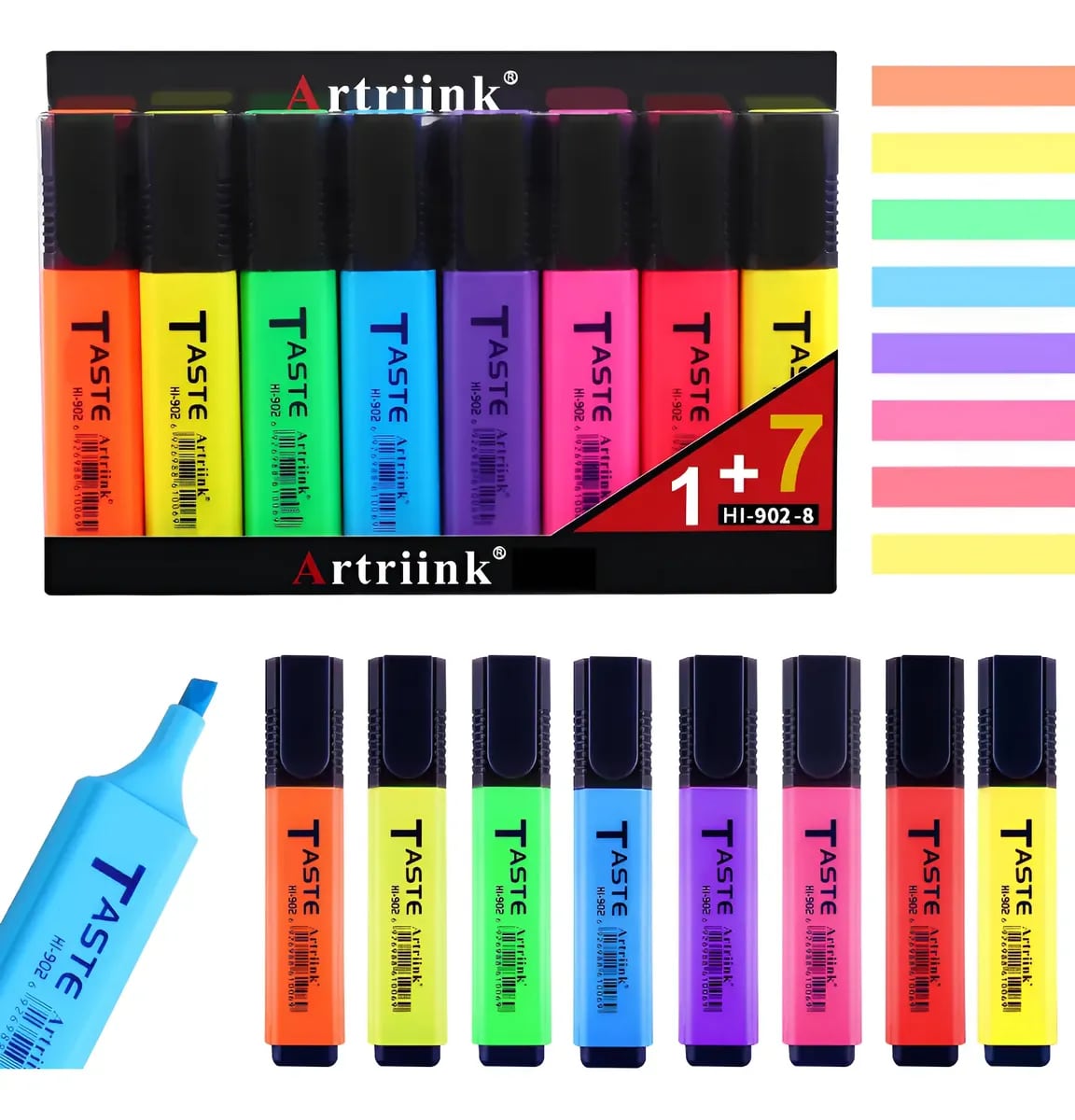 Kit de ocho marcatextos | Mercado Libre
