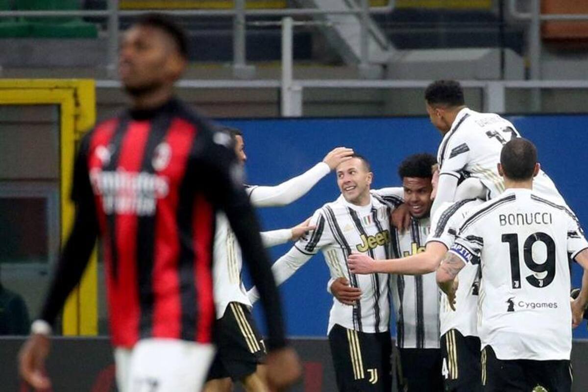 AC Milan es goleado en casa ante Juventus y pierde su invicto