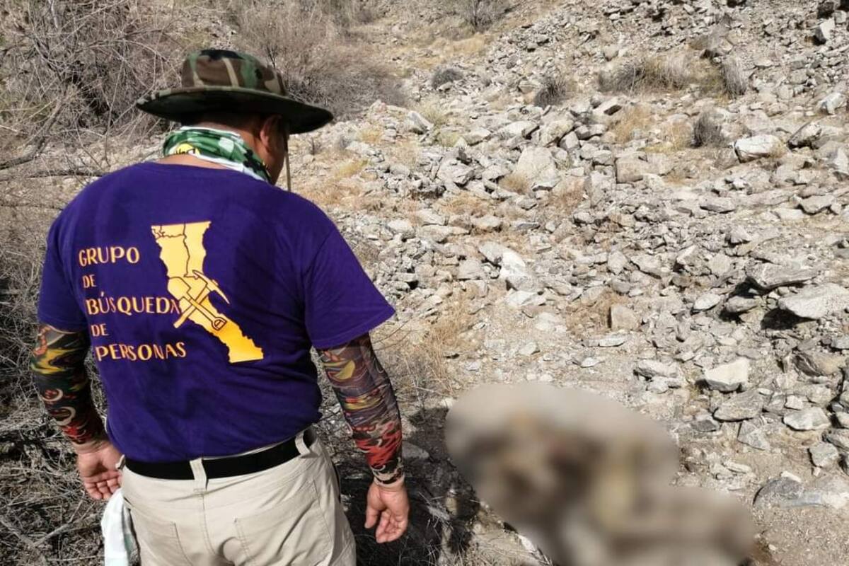 Cadáver en descomposición es localizado en la Sierra Cucapah