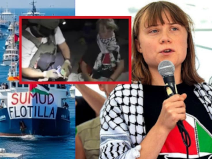 Escándalo internacional: activistas denuncian que Greta Thunberg fue usada como símbolo de burla por Israel “Obligaron a Greta Thunberg a besar la bandera israelí”