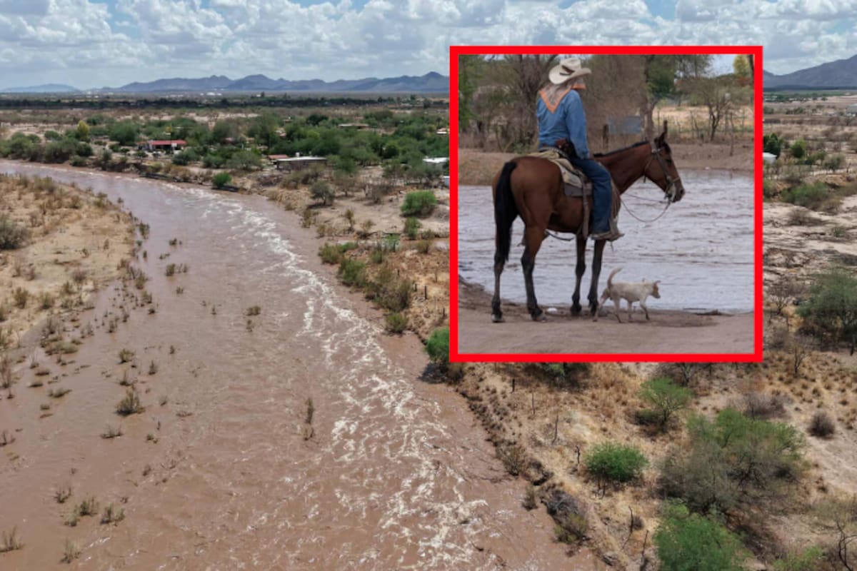 Crecida peligrosa del Río San Miguel pone en alerta a habitantes de Hermosillo