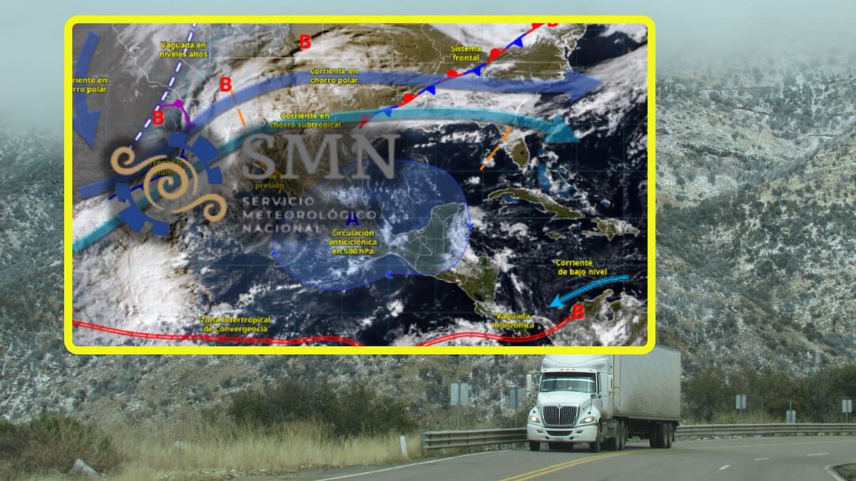 Tormenta invernal y Evento de Norte ‘enfriarán’ estas ciudades mañana viernes y sábado con mínimas de hasta -15 °C, lluvias, heladas, posibles nevadas y vientos de hasta 120 km/h