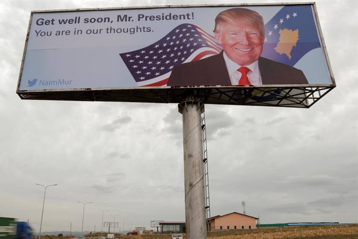 Quitan letrero gigante de Trump "al estilo Hollywood" tras polémica