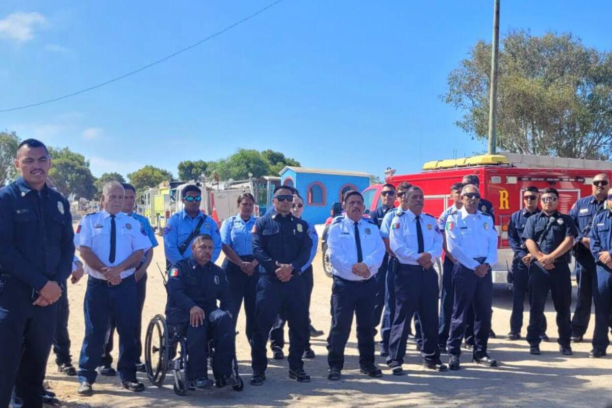 Bomberos de Rosarito solicitarán aumento salarial a la alcaldesa electa