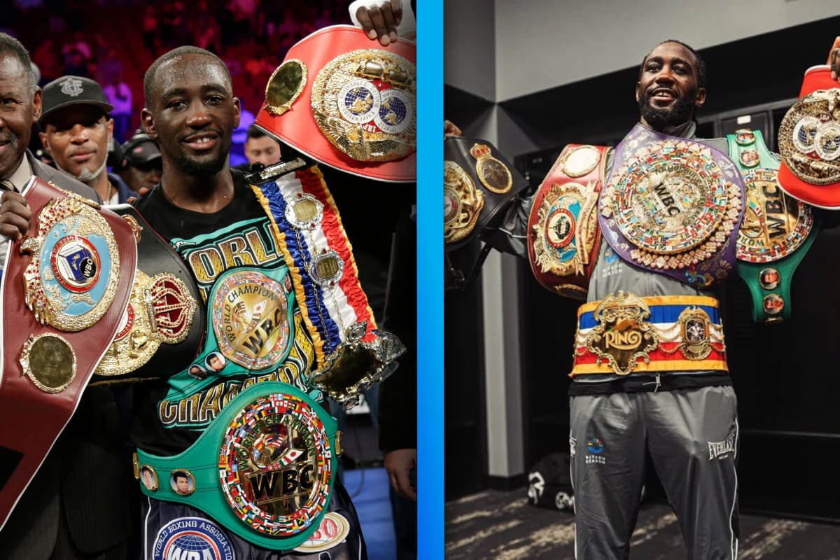 Le ganó a Canelo todos sus cinturones, pero, ¿A qué títulos tuvo que renunciar Crawford para pelear contra Álvarez?