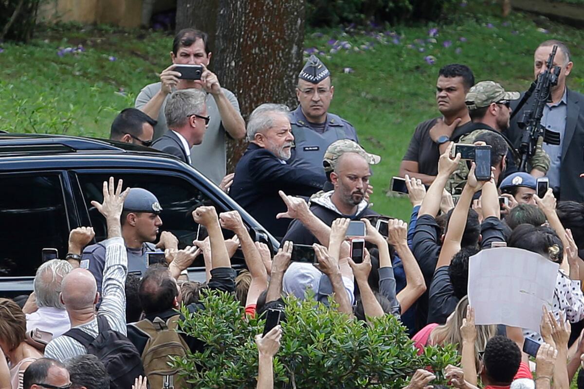 Juez brasileño ordena la liberación de Luiz Inácio Lula Da Silva