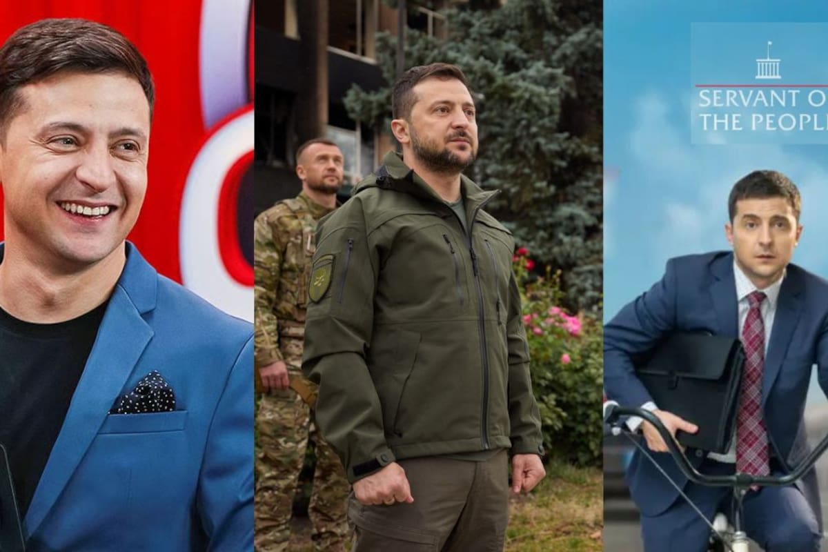 Volodímir Zelensky: de interpretar como comediante a un presidente ficticio, a enfrentar una guerra real como presidente de Ucrania