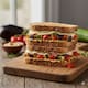 Sándwich de “ratatouille”