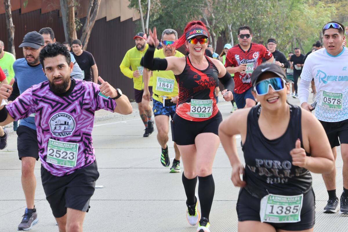 Casi 4 mil corredores participan en carrera ‘La Enchilada 12k’ 2024