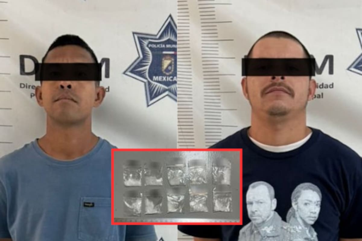 Se empujaban en la calle y los detuvieron con 10 bolsas de cristal en la Carranza