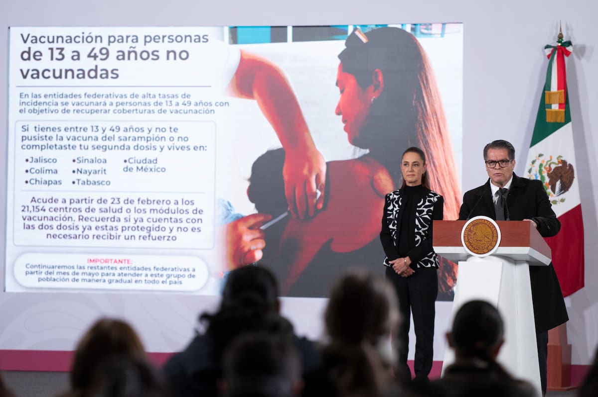 Brote de sarampión en México provoca 28 muertes; Salud advierte que casi todos los fallecidos no tenían vacuna