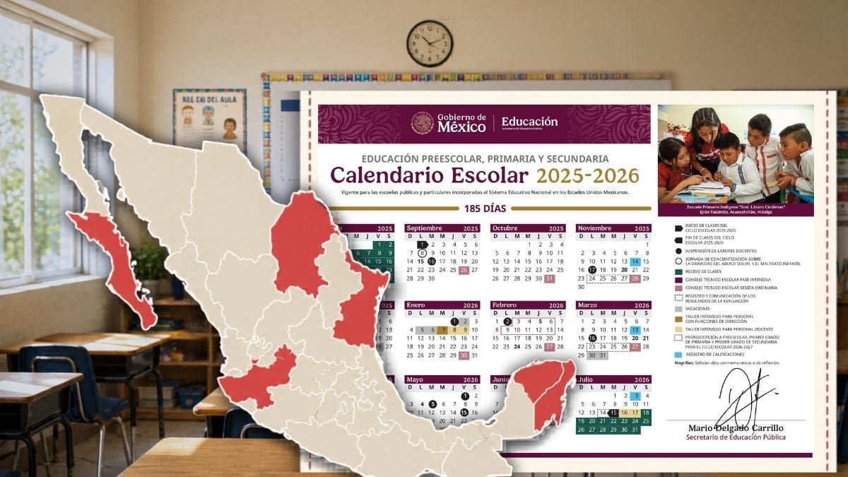 Aunque la SEP no ha cambiado oficialmente el calendario escolar 2025-2026, algunos estados ya confirmaron vacaciones anticipadas para miles de estudiantes de educación básica en México