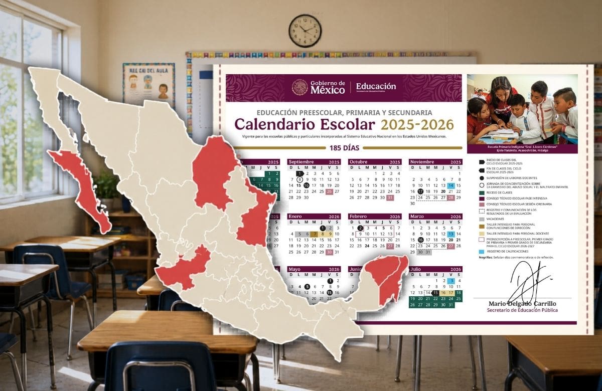 De acuerdo con la información oficial, la suspensión de clases aplicará para preescolares, primarias, secundarias y educación media superior. | Foto: Especial GH/SEP.