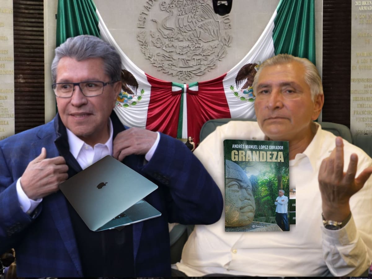 Ilustrativa de archivo. Ricardo Monreal y Adán Augusto López. | Especial (Banco digital GH)