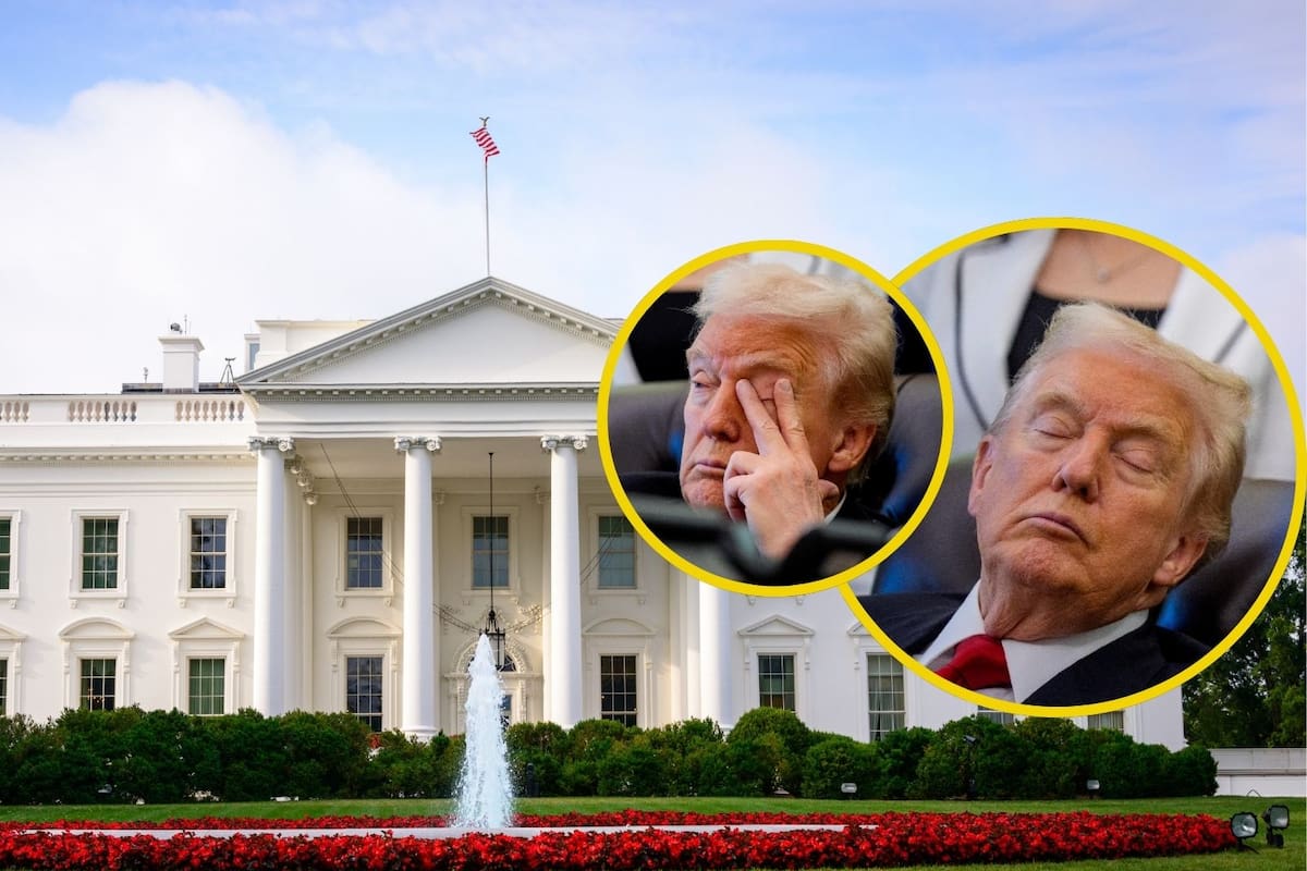 ¿Donald Trump se quedó dormido? Las imágenes en la Oficina Oval que causaron polémica mientras la Casa Blanca sale a desmentirlo