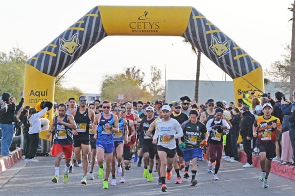 “Pollito” Valdez se llevó el Medio Maratón Cetys 2025