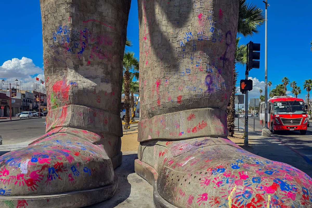 “La pintura se puede limpiar, respeto totalmente el grito de las mujeres”: alcaldesa de Mexicali