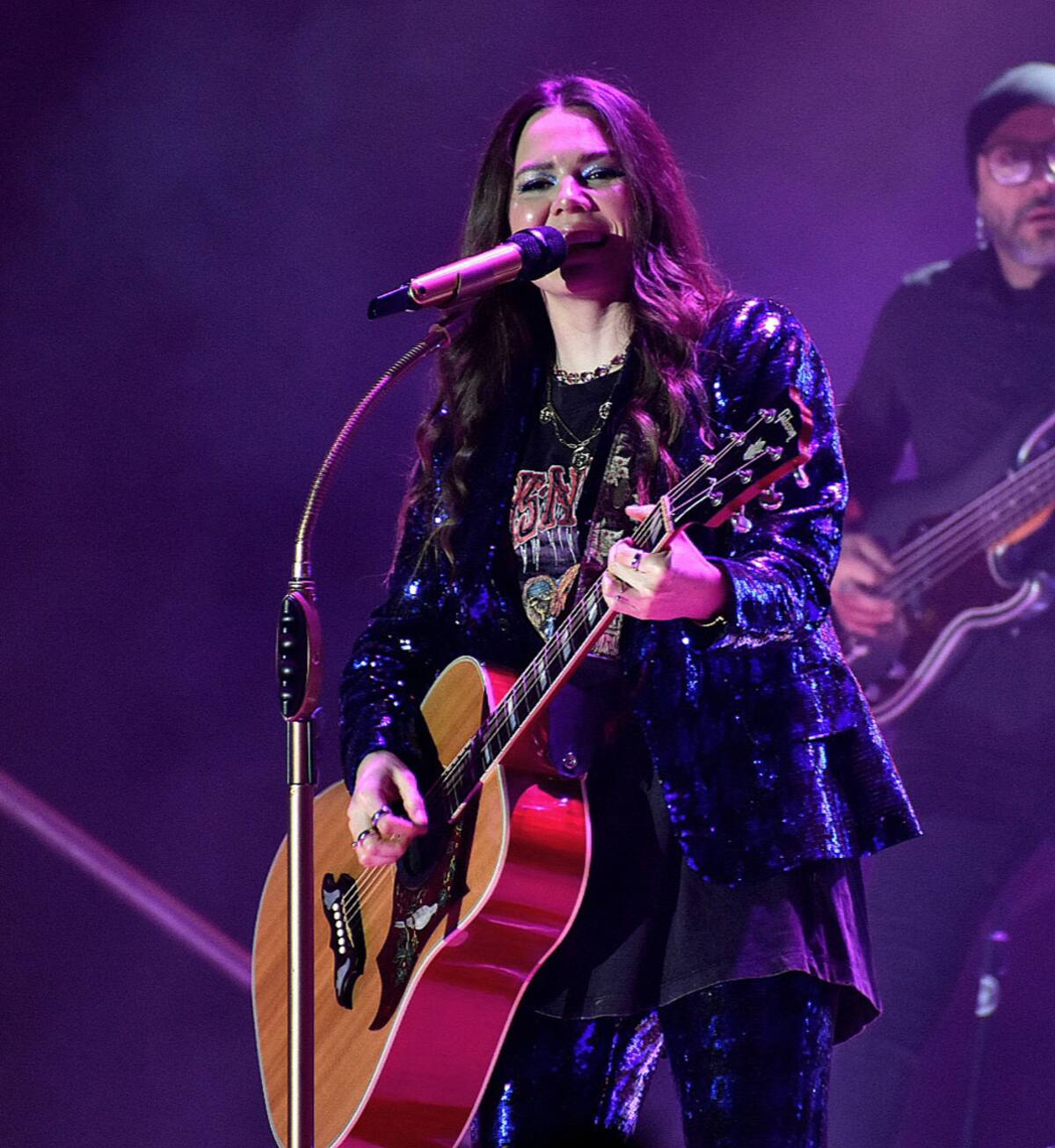 Siempre encantadora Joy en su show.