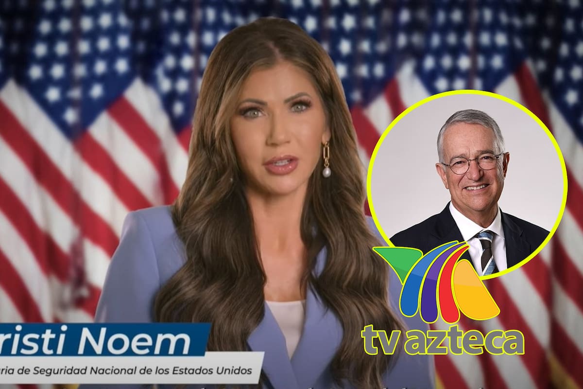 TV Azteca, de Ricardo Salinas Pliego, se deslinda de emitir spots anti inmigración de Kristi Noem tras amenaza de perder concesión