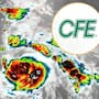 CFE despliega mil 320 electricistas, 331 grúas y 82 plantas de emergencia ante el avance del huracán Polo para responder rápidamente a posibles daños en la infraestructura eléctrica