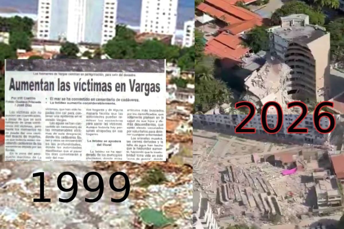 La Guaira vuelve a ser zona de desastre nuevamente 27 años después: Los terremotos en Venezuela reabren la memoria de la tragedia de Vargas cuando lluvias intensas provocaron inundaciones y deslizamientos que sepultaron comunidades enteras