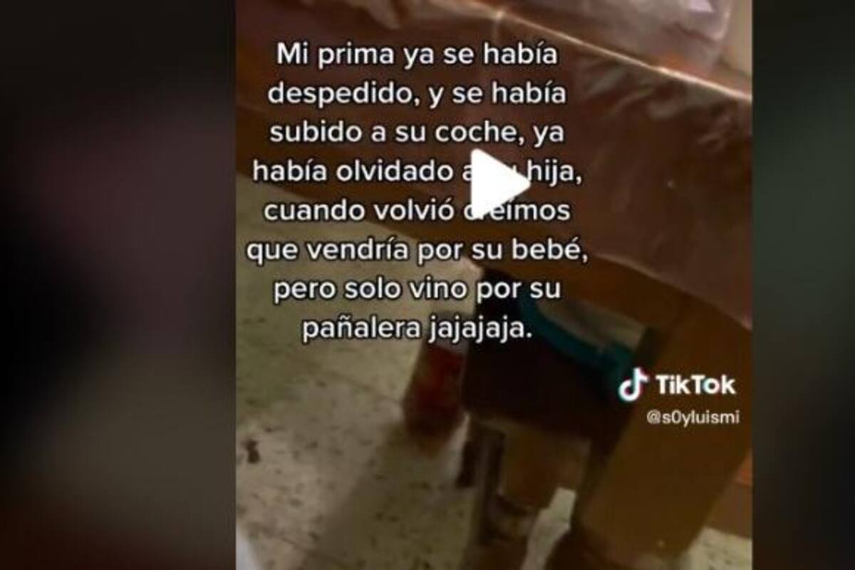 Olvida a su bebé en casa de su primo dos veces y se vuelve viral